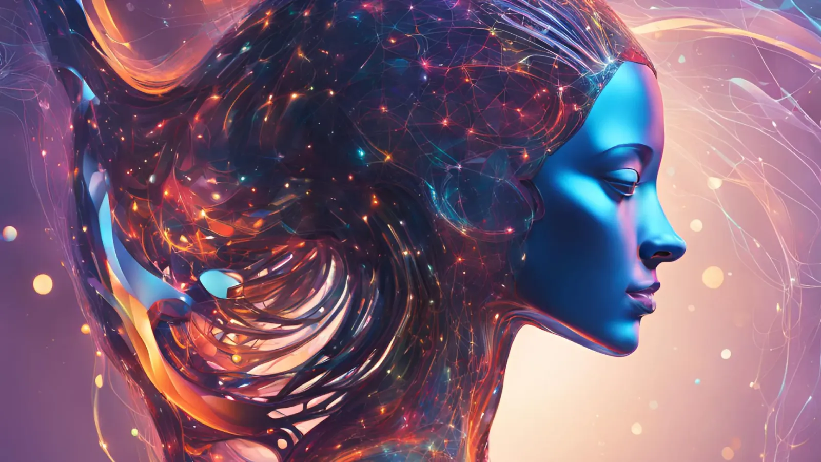 Prompt: As a generative ai model create an image of what you think you look like