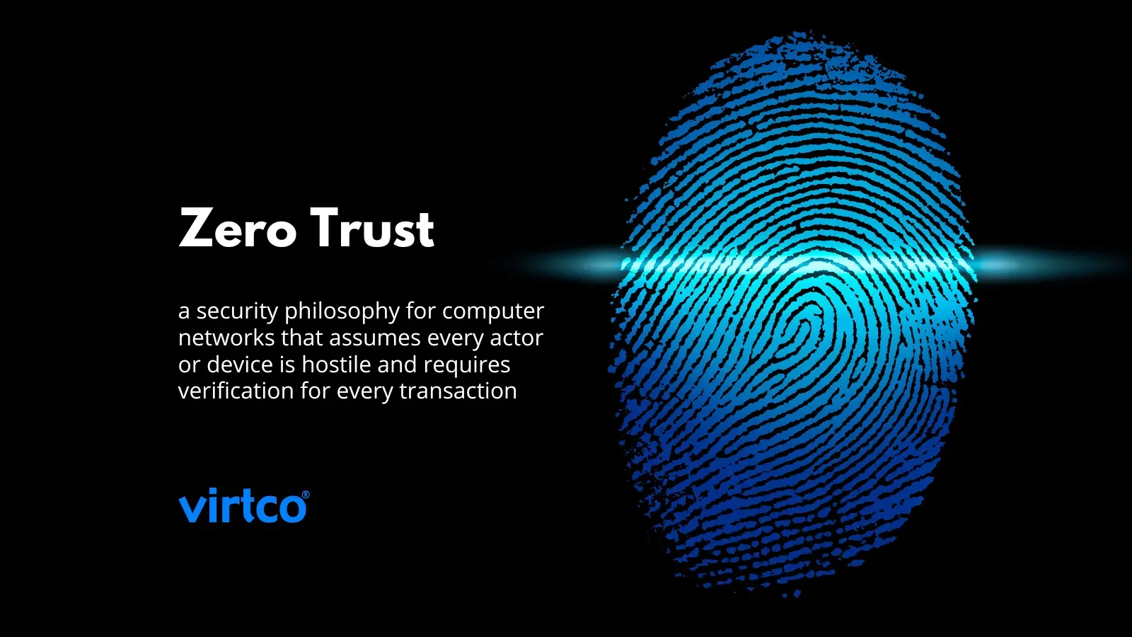 Zero Trust fingerprint identification factor